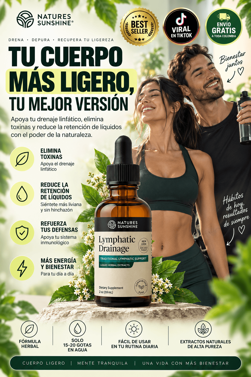 Drenaje Linfático Herbal - Bienestar en Cada Gota