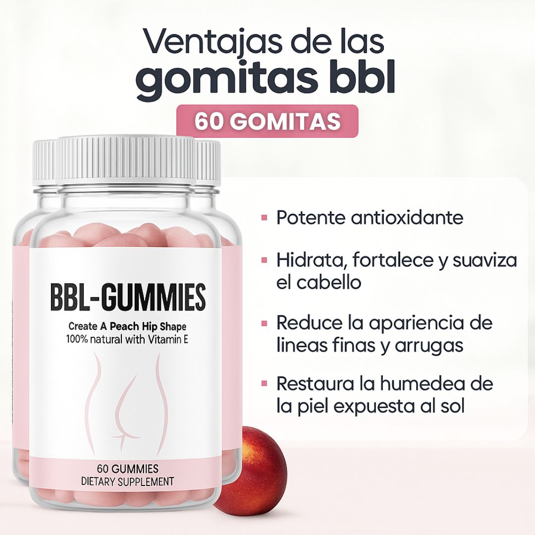 BBL CURVY GUMMIES® - Realza tus curvas y gluteos con cada gomita 🍑