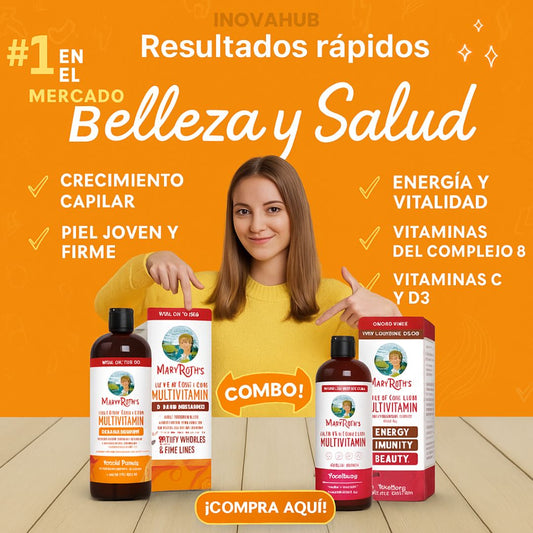 COMBO 2X1 TRATAMIENTO COMPLETO | Multivitamínico M Ruths+ Hair Growth