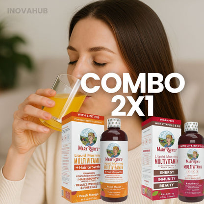 COMBO 2X1 TRATAMIENTO COMPLETO | Multivitamínico M Ruths+ Hair Growth