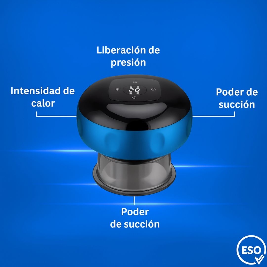 LumiCup - Ventosaterapia y recuperación muscular fácil y sin esfuerzo