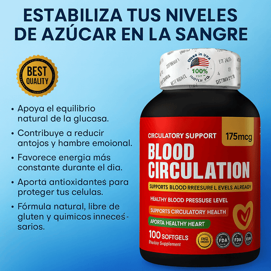 Blood Sugar Suplemento: Equilibra tu azúcar con apoyo natural desde el primer día