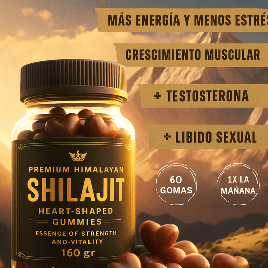 Gomas Shilajit: Energía y claridad mental al instante, vitalidad que dura