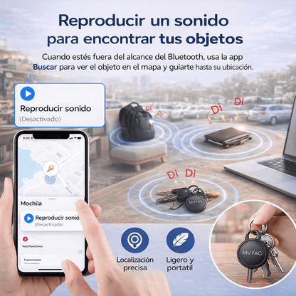 AirTag Localizador Inteligente — Encuentra tus cosas en segundos desde tu celular