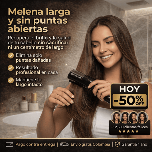 Corta Puntas Pro™: Cabello sano sin perder el largo desde casa