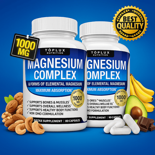 2X1 Magnesio Complex de Alta Absorción: Relajación y Vitalidad en Cada Dosis IMPORTADO🇺🇸