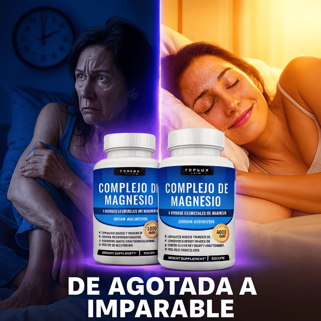 2X1 Magnesio Complex de Alta Absorción: Relajación y Vitalidad en Cada Dosis IMPORTADO🇺🇸