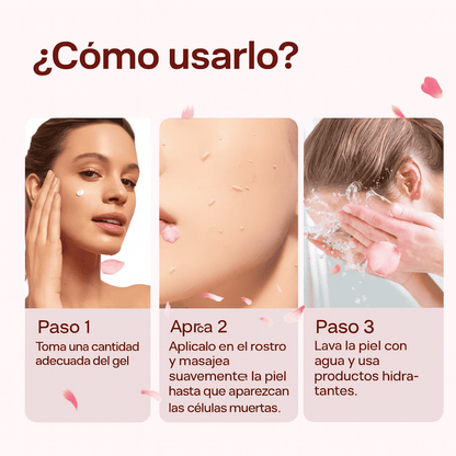Gel Exfoliante Purificante Quarxery  – Limpieza profunda, poros reducidos y piel suave en cada lavado.