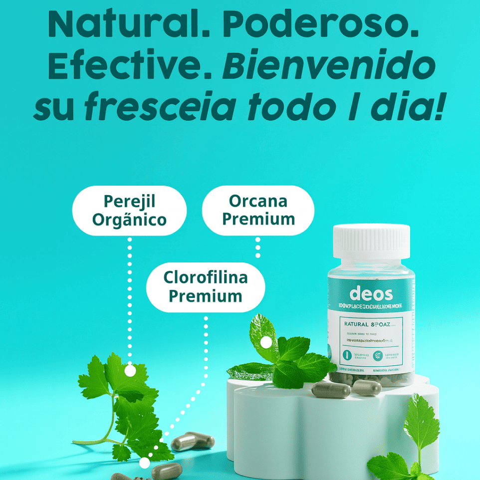 Deos™ : Frescura total desde adentro – adiós al mal olor natural